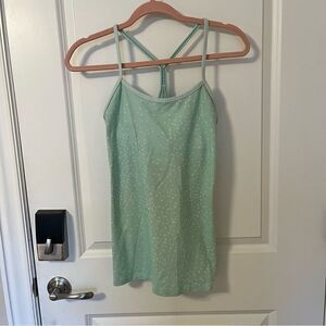 Lululemon Mint Dotted Power Y Tank